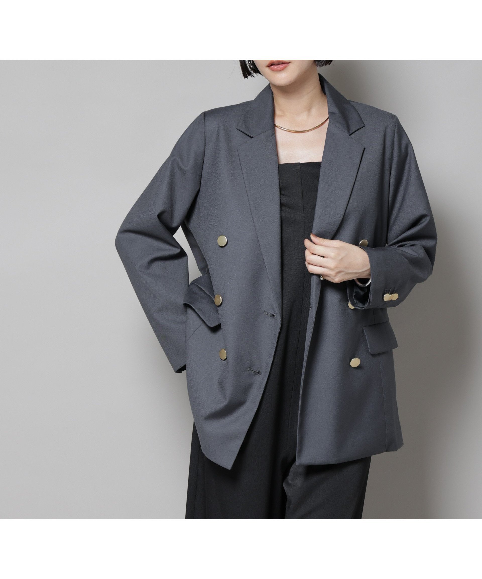【ナノ ユニバース/nano universe】のダブルブレストジャケット 人気、トレンドファッション・服の通販 founy(ファニー) 　ファッション　Fashion　レディースファッション　Fashion for Women　アウター　Coat / Outerwear Collection　レディースジャケット・軽アウター　Jackets　ウォッシャブル　Machine Washable　エレガント 上品　Elegant　オケージョン　Occasion Wear　今季　This Season, Current Season　ジャケット　Jacket, Outerwear　ツイル　Twist, Twisted Detail　定番　Standard, Basic Item　人気　Popular, Best Seller　バランス　Balance, Style Balance　ボトム　Bottoms, Lower Wear　おすすめ　Recommended / Our Picks　セレモニー　Ceremony　入学式　Entrance Ceremony　卒業式　Graduation Ceremony　結婚式　Wedding　二次会　After Party　ビジネス 仕事 通勤　Business / Work / Commuting　2025年　2025　2025-2026秋冬・A/W　Autumn/Winter 2025–26 AW25–26　 other-1|ID: prp329100004617354 ipo3291000000033084703