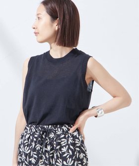 【ジャーナルスタンダード レサージュ/journal standard L'essage】のニットノースリーブトップス 人気、トレンドファッション・服の通販 founy(ファニー) ファッション Fashion レディースファッション Fashion for Women トップス・カットソー Cut & Sew Tops ニット Knit Tops & Sweaters キャミソール&ノースリーブ Camisoles & Sleeveless Tops 2025年 2025 2025春夏・S/S Spring/Summer 2025 SS25 サマー Summer, Summer Style ボトム Bottoms, Lower Wear リネン Linen, Linen Fabric ワイド Wide, Wide Fit |ID:prp329100004617491