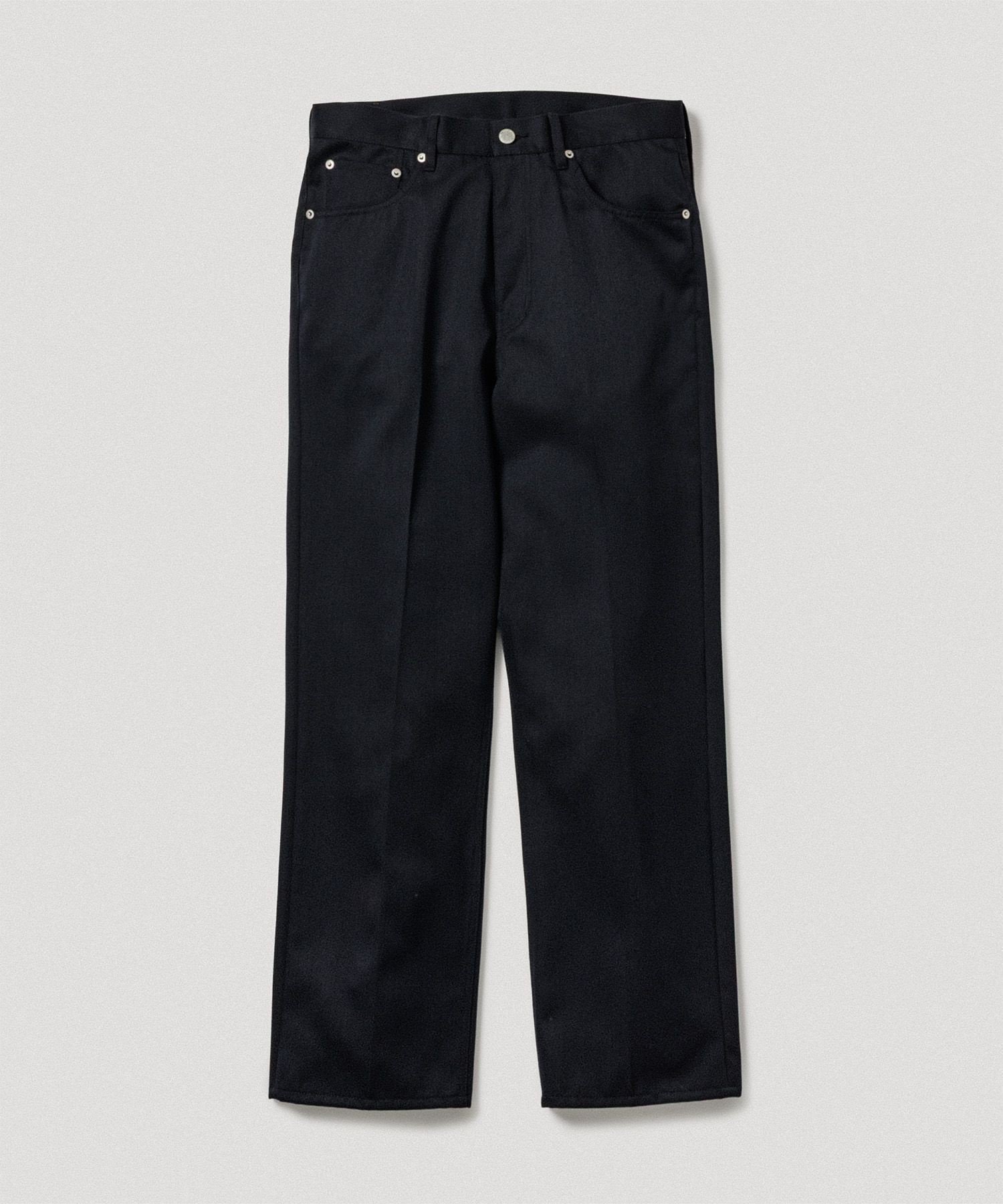 【アダムエロペ /ADAM ET ROPE' / MEN】の【NIKKE】ストレート デニム スラックス / ADAM ET ROPE JEANS -IMAG- インテリア・キッズ・メンズ・レディースファッション・服の通販 founy(ファニー) 　ファッション　Fashion　メンズファッション　Fashion for Men　クッション　Cushion, Throw Pillow　ストレート　Straight, Straight Cut　スラックス　Slacks, Dress Pants　デニム　Denim, Jeans Material　定番　Standard, Basic Item　ミックス　Mix, Mixed Style　リラックス　Relax, Relaxed Fit　エレガント 上品　Elegant　ビジネス 仕事 通勤　Business / Work / Commuting　ブラック(01)|ID: prp329100004617505 ipo3291000000033087458
