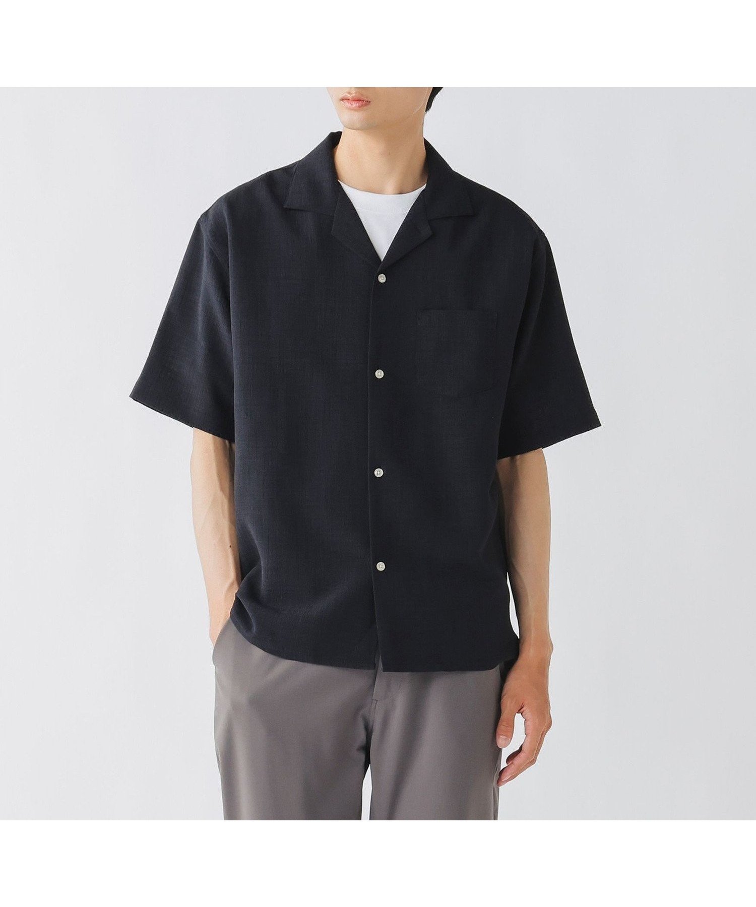 【ビームス ハート/BEAMS HEART / MEN】のポリメランジ オープンカラーシャツ(吸水速乾) 人気、トレンドファッション・服の通販 founy(ファニー) 　ファッション　Fashion　メンズファッション　Fashion for Men　春　Spring　吸水　Absorbent, Quick-Dry　軽量　Lightweight, Ultra Light　サンダル　Sandals, Summer Shoes　ショート　Short, Short Length　シンプル　Simple, Minimal　スラックス　Slacks, Dress Pants　フィット　Fit, Slim Fit　フレア　Flare, Flared　ボックス　Boxy, Box Shape　リゾート　Resort, Vacation Style　リラックス　Relax, Relaxed Fit　S/S・春夏　SS, Spring/Summer, Warm Season　おすすめ　Recommended / Our Picks　夏　Summer　旅行　Travel　 other-1|ID: prp329100004617541 ipo3291000000033088347