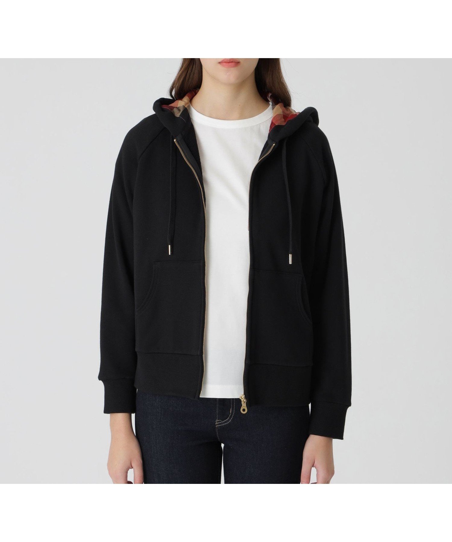 【ブルーレーベル クレストブリッジ/BLUE LABEL CRESTBRIDGE】の【一部店舗限定】ベーシックパーカー インテリア・キッズ・メンズ・レディースファッション・服の通販 founy(ファニー) 　ファッション　Fashion　レディースファッション　Fashion for Women　トップス・カットソー　Cut & Sew Tops　レディースパーカー・カジュアルフーディー　Casual Hoodies & Sweatshirts　パーカー　Hoodie, Parka　ベーシック　Basic, Essential　定番　Standard, Basic Item　ブラック|ID: prp329100004617692 ipo3291000000033571106