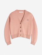 【メゾン キツネ/MAISON KITSUNE】のMaison Kitsune/BOLD FOX HEAD PATCH COMFORT CARDIGAN 人気、トレンドファッション・服の通販 founy(ファニー) ファッション Fashion レディースファッション Fashion for Women トップス・カットソー Cut & Sew Tops カーディガン・羽織り Layered Style Cardigans カーディガン Cardigan, Knitwear パッチ Patch, Appliqué 夏 Summer S/S・春夏 SS, Spring/Summer, Warm Season 長袖 Long Sleeve, Full Sleeve thumbnail PORCELAINE PINK|ID: prp329100004617729 ipo3291000000033092901