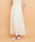 【クイーンズ コート/QUEENS COURT】のシアーイレギュラープリーツスカート≪手洗い可能≫ 人気、トレンドファッション・服の通販 founy(ファニー) ファッション Fashion レディースファッション Fashion for Women スカート Skirts プリーツスカート / 上品フェミニンスタイル Pleated Skirts シアー Sheer, See-Through テクスチャー Texture, Textured Fabric プリーツ Pleats, Pleated ポケット Pocket, Pocket Detail マキシ Maxi, Full Length thumbnail オフホワイト|ID: prp329100004617762 ipo3291000000033093631