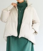 【ビアズリー/BEARDSLEY】のジップフレアダウン 人気、トレンドファッション・服の通販 founy(ファニー) ファッション Fashion レディースファッション Fashion for Women シンプル Simple, Minimal ジャケット Jacket, Outerwear スタンド Stand Collar, Upright Stand ダウン Down, Puffer フェザー Feather, Feather Detail フォルム Silhouette, Form フレア Flare, Flared マフラー Scarf, Muffler エレガント 上品 Elegant thumbnail ベージュ|ID: prp329100004617827 ipo3291000000033575117