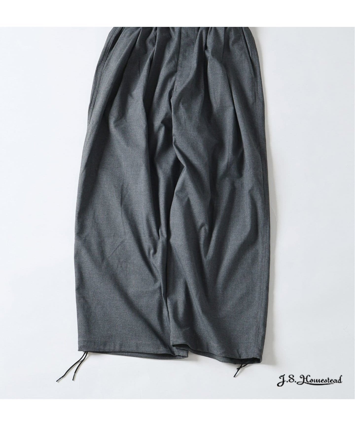 【ジャーナルスタンダード/JOURNAL STANDARD / MEN】のJ.S.Homestead / T/R ギャバジン エアー クルー パンツ 人気、トレンドファッション・服の通販 founy(ファニー) 　ファッション　Fashion　メンズファッション　Fashion for Men　ボトムス　Bottoms　ドローコード　Drawcord, Drawstring Cord　リラックス　Relax, Relaxed Fit　エレガント 上品　Elegant　 other-1|ID: prp329100004617902 ipo3291000000033096460