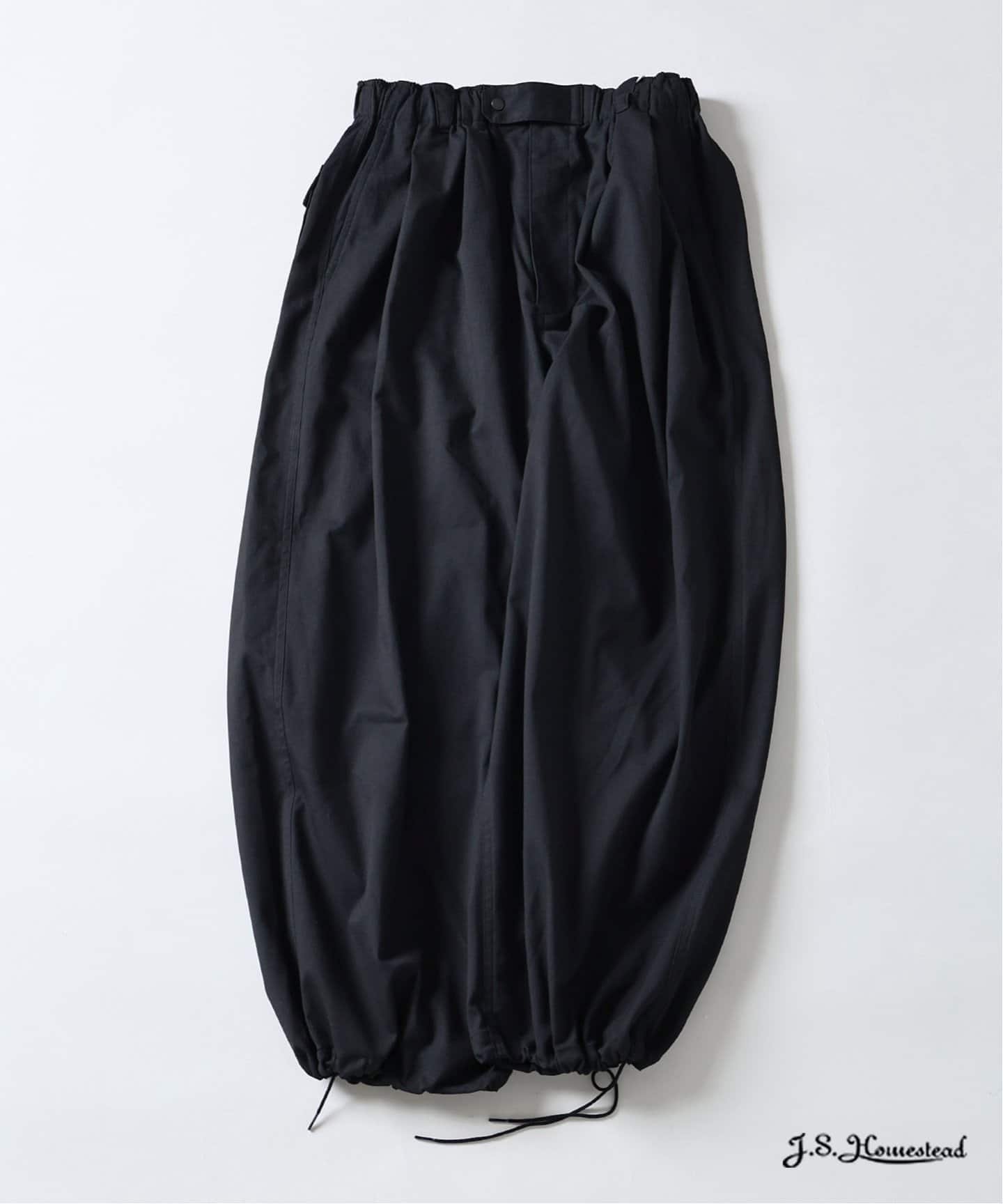 【ジャーナルスタンダード/JOURNAL STANDARD / MEN】のJ.S.Homestead / T/R ギャバジン エアー クルー パンツ インテリア・キッズ・メンズ・レディースファッション・服の通販 founy(ファニー) 　ファッション　Fashion　メンズファッション　Fashion for Men　ボトムス　Bottoms　ドローコード　Drawcord, Drawstring Cord　リラックス　Relax, Relaxed Fit　エレガント 上品　Elegant　ブラック|ID: prp329100004617902 ipo3291000000033096464