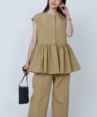 【その他のブランド/Other】のコットンナイロンタフタペプラムジレ Beige|ID: prp329100004617926 ipo3291000000033496501