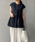 【その他のブランド/Other】のコットンナイロンタフタペプラムジレ Navy|ID: prp329100004617926 ipo3291000000033496502
