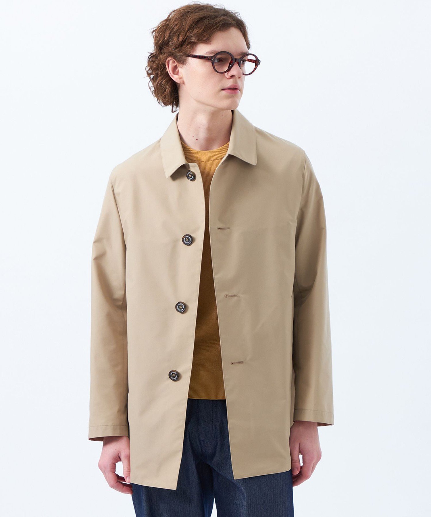 【マッキントッシュ フィロソフィー/MACKINTOSH PHILOSOPHY / MEN】のWELLINGTON(ウェリントン)short レインウェザークロス インテリア・キッズ・メンズ・レディースファッション・服の通販 founy(ファニー) 　ファッション　Fashion　メンズファッション　Fashion for Men　おすすめ　Recommended / Our Picks　ショート　Short, Short Length　チェック　Check, Plaid, Tartan　ビジネス 仕事 通勤　Business / Work / Commuting　フロント　Front, Front Design　ポケット　Pocket, Pocket Detail　定番　Standard, Basic Item　春　Spring　秋　Autumn　軽量　Lightweight, Ultra Light　ベージュ|ID: prp329100004617951 ipo3291000000033097003