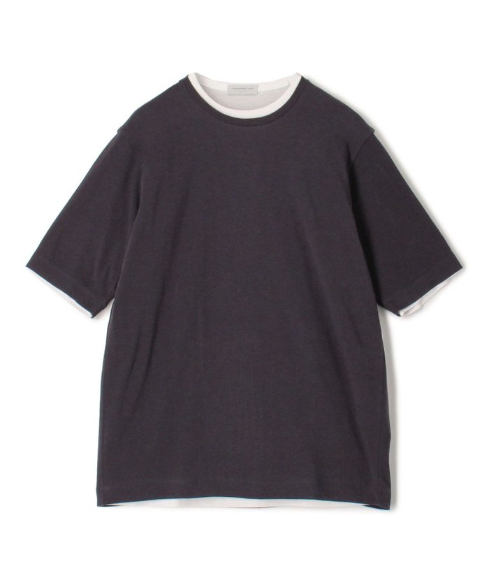 【トゥモローランド/TOMORROWLAND / MEN】のストレッチ天竺 レイヤードTシャツ インテリア・キッズ・メンズ・レディースファッション・服の通販 founy(ファニー) https://founy.com/ ファッション Fashion メンズファッション Fashion for Men ストレッチ Stretch, Stretchy Fabric 夏 Summer |ID: prp329100004617968 ipo3291000000033097271