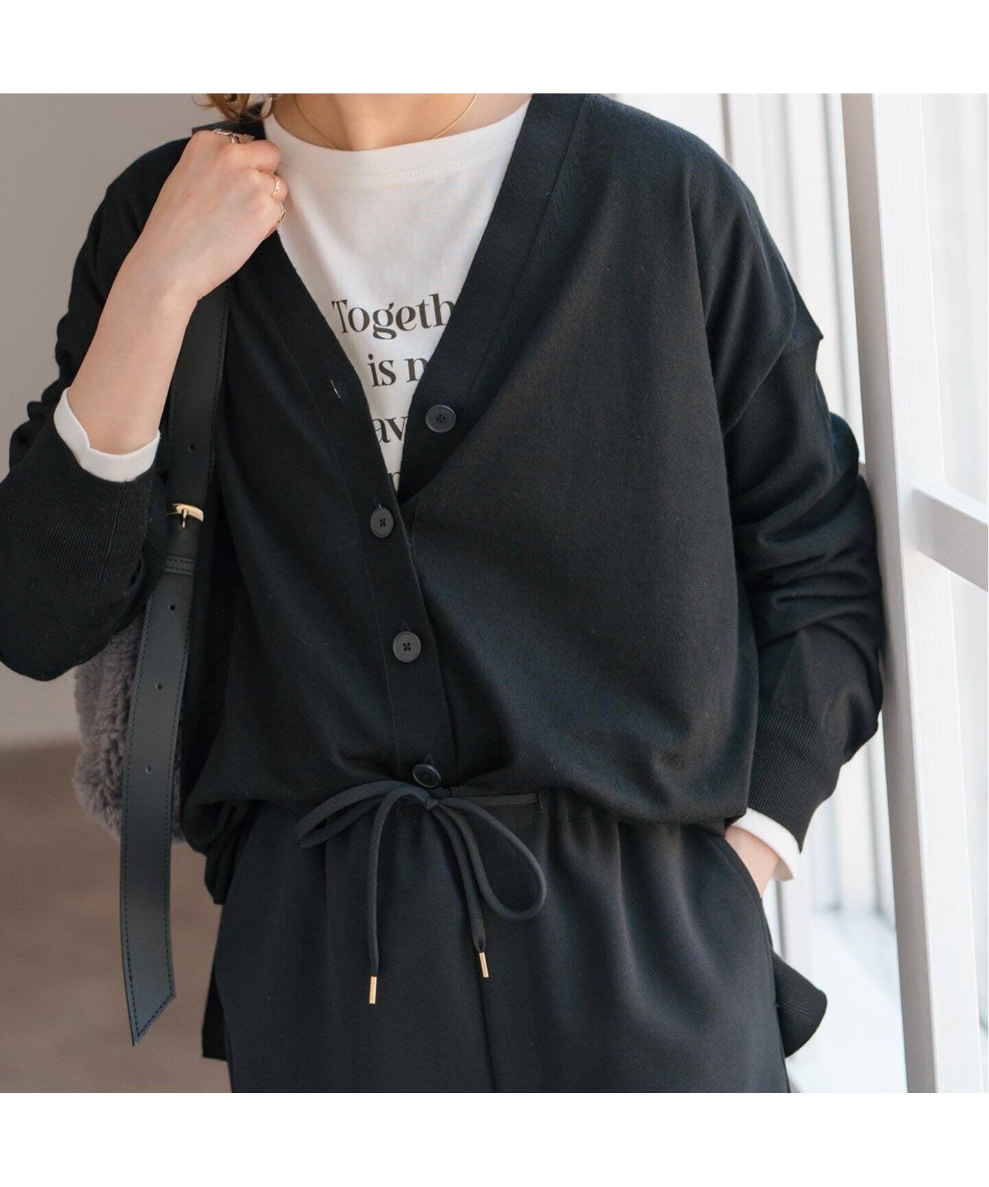 【スピック&スパン/Spick & Span】の《追加 》18Gカーディガン インテリア・キッズ・メンズ・レディースファッション・服の通販 founy(ファニー) 　ファッション　Fashion　レディースファッション　Fashion for Women　トップス・カットソー　Cut & Sew Tops　カーディガン・羽織り　Layered Style Cardigans　カーディガン　Cardigan, Knitwear　人気　Popular, Best Seller　再入荷　Restock / Back in Stock　秋　Autumn　ブラック|ID: prp329100004617986 ipo3291000000033550702