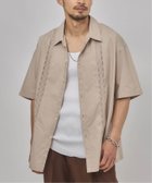 【エディフィス/EDIFICE / MEN】のIndia make(インディア メイク) ポプリン ピンタックシャツ ベージュ A|ID: prp329100004617990 ipo3291000000033097447
