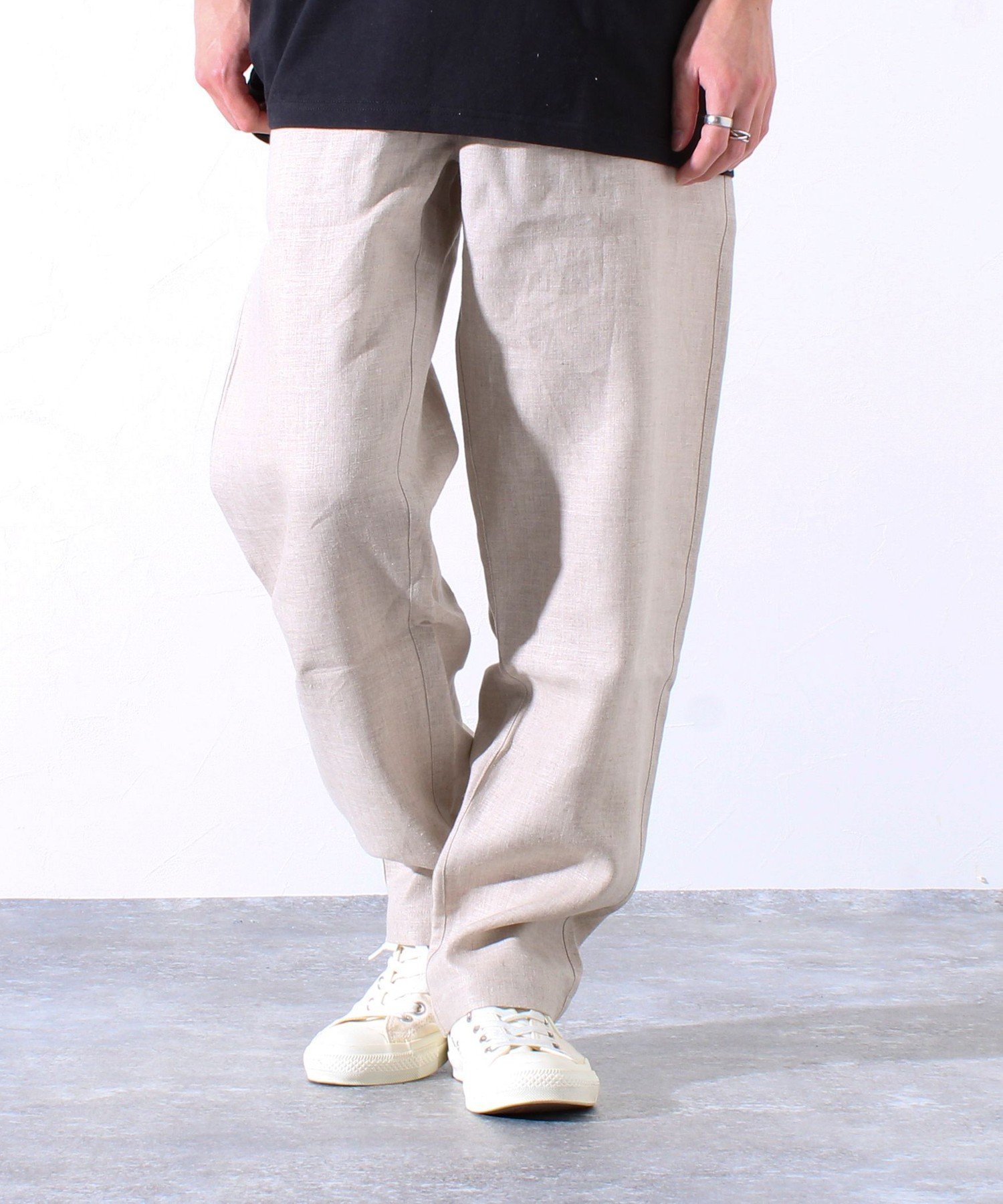 【その他のブランド/Other】の【追加販売】【GLOSTER/グロスター】リネン100% イージーパンツ リラックスフィット インテリア・キッズ・メンズ・レディースファッション・服の通販 founy(ファニー) 　ファッション　Fashion　メンズファッション　Fashion for Men　ボトムス　Bottoms　フィット　Fit, Slim Fit　リネン　Linen, Linen Fabric　リラックス　Relax, Relaxed Fit　アイボリー|ID: prp329100004617992 ipo3291000000033097457