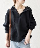 【シップス フォー ウィメン/SHIPS】のSHIPS any 洗濯機可能 USAコットン 裏起毛 フーディー ルーズ プルオーバー 人気、トレンドファッション・服の通販 founy(ファニー) ファッション Fashion レディースファッション Fashion for Women トップス・カットソー Cut & Sew Tops カジュアルプルオーバー・ニットトップス Pullovers & Knit Tops / Casual Pullovers インナー Innerwear 洗える Machine Washable ジャケット Jacket, Outerwear タートル Turtleneck, Turtle Collar デニム Denim, Jeans Material トレンド Trend, Trending Now フロント Front, Front Design ポケット Pocket, Pocket Detail ミックス Mix, Mixed Style ルーズ Loose, Oversized おすすめ Recommended / Our Picks 2025年 2025 2025-2026秋冬・A/W Autumn/Winter 2025–26 AW25–26 thumbnail ブラック|ID: prp329100004618051 ipo3291000000036070022