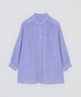 【マッキントッシュ フィロソフィー/MACKINTOSH PHILOSOPHY】 リネンミックスレギュラーカラーシャツ人気、トレンドファッション・服の通販 founy(ファニー) ファッション Fashion レディースファッション Fashion for Women トップス・カットソー Cut & Sew Tops シャツ・ブラウス・オフィスカジュアル Elegant Blouses & Button-Ups おすすめ Recommended / Our Picks ギャザー Gathered, Ruffled チュニック Tunic, Long Top レギュラー Regular, Standard Fit 夏 Summer 春 Spring 秋 Autumn |ID:prp329100004618335
