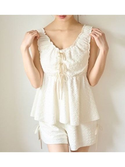 【スナイデル ホーム/SNIDEL HOME】のポップコーンタンクトップ 人気、トレンドファッション・服の通販 founy(ファニー) 　ファッション　Fashion　レディースファッション　Fashion for Women　ギャザー　Gathered, Ruffled　ショート　Short, Short Length　タンク　Tank Top, Sleeveless Top　リボン　Ribbon, Bow　ロング　Long, Long-Length　夏　Summer　 other-1|ID: prp329100004618336 ipo3291000000033105415