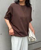 【スタイルドア/STYLEDOOR】のライトダンボールドロストヘムプルオーバー ブラウン|ID: prp329100004618407 ipo3291000000033556721