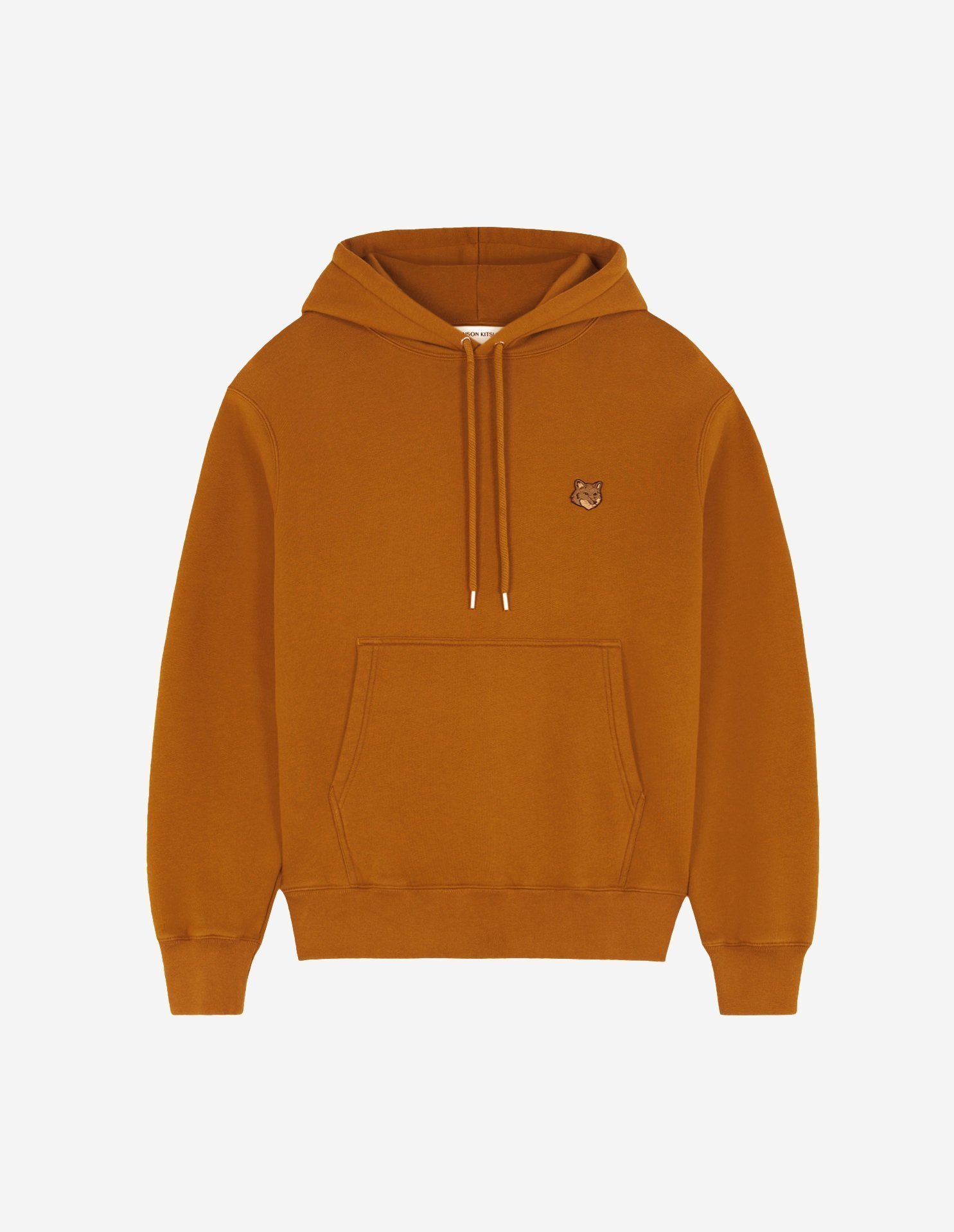 【メゾン キツネ/MAISON KITSUNE】のMAISON KITSUNE/BOLD FOX HEAD PATCH COMFORT HOODIE インテリア・キッズ・メンズ・レディースファッション・服の通販 founy(ファニー) 　ファッション　Fashion　レディースファッション　Fashion for Women　ドローストリング　Drawstring, Pull Cord　パッチ　Patch, Appliqué　夏　Summer　S/S・春夏　SS, Spring/Summer, Warm Season　無地　Plain, Solid Color　長袖　Long Sleeve, Full Sleeve　TOBACCO|ID: prp329100004618464 ipo3291000000033580275