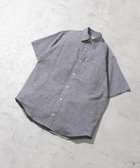 【アーバンリサーチ ロッソ/URBAN RESEARCH ROSSO / MEN】の『防シワ』『XLサイズあり』ハイパフォーマンスリネンレギュラー半袖シャツ BLK CHECK|ID: prp329100004618503 ipo3291000000033180502