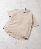 【アーバンリサーチ ロッソ/URBAN RESEARCH ROSSO / MEN】の『防シワ』『XLサイズあり』ハイパフォーマンスリネンレギュラー半袖シャツ BEIGE|ID: prp329100004618503 ipo3291000000033180505