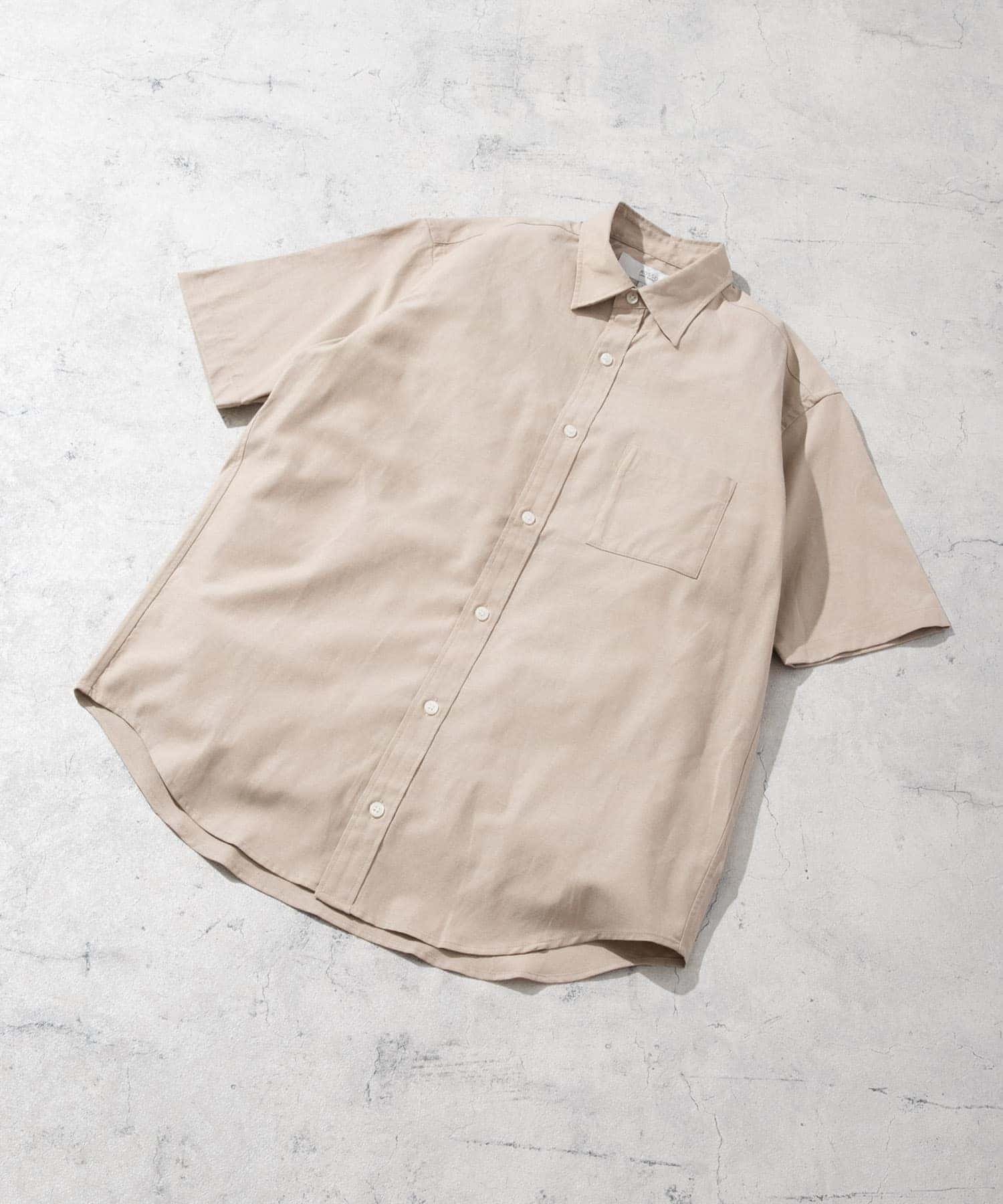 【アーバンリサーチ ロッソ/URBAN RESEARCH ROSSO / MEN】の『防シワ』『XLサイズあり』ハイパフォーマンスリネンレギュラー半袖シャツ インテリア・キッズ・メンズ・レディースファッション・服の通販 founy(ファニー) 　ファッション　Fashion　メンズファッション　Fashion for Men　サングラス　Sunglasses, Shades　サンダル　Sandals, Summer Shoes　シンプル　Simple, Minimal　スニーカー　Sneakers, Trainers　スラックス　Slacks, Dress Pants　デニム　Denim, Jeans Material　パフォーマンス　Performance, Active Function　ベーシック　Basic, Essential　半袖　Short Sleeve, Half Sleeve　リネン　Linen, Linen Fabric　リュック　Backpack, Rucksack　レギュラー　Regular, Standard Fit　ワーク　Workwear, Utility Style　S/S・春夏　SS, Spring/Summer, Warm Season　おすすめ　Recommended / Our Picks　夏　Summer　エレガント 上品　Elegant　ビジネス 仕事 通勤　Business / Work / Commuting　2025年　2025　2025春夏・S/S　Spring/Summer 2025 SS25　BEIGE|ID: prp329100004618503 ipo3291000000033180505