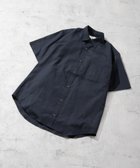 【アーバンリサーチ ロッソ/URBAN RESEARCH ROSSO / MEN】の『防シワ』『XLサイズあり』ハイパフォーマンスリネンレギュラー半袖シャツ NAVY|ID: prp329100004618503 ipo3291000000033180507