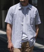【アーバンリサーチ ロッソ/URBAN RESEARCH ROSSO / MEN】の『防シワ』『XLサイズあり』ハイパフォーマンスリネンレギュラー半袖シャツ BLK STRIPE|ID: prp329100004618503 ipo3291000000033180509