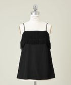 【ユナイテッドアローズ/UNITED ARROWS】のconte フリンジ キャミソールブラウス 人気、トレンドファッション・服の通販 founy(ファニー) ファッション Fashion レディースファッション Fashion for Women トップス・カットソー Cut & Sew Tops キャミソール&ノースリーブ Camisoles & Sleeveless Tops シャツ・ブラウス・オフィスカジュアル Elegant Blouses & Button-Ups キャミソール Camisole, Spaghetti Strap Top コンビ Combo, Combination Style シフォン Chiffon, Lightweight Fabric シルク Silk, 100% Silk フリンジ Fringe, Tassel ラップ Wrap, Wrap Design thumbnail BLACK|ID: prp329100004618567 ipo3291000000033110267