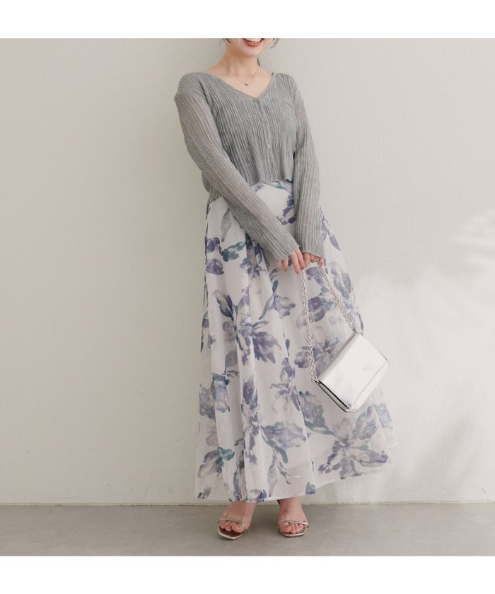 【ナチュラルクチュール/natural couture】の大花プリントメッシュスカート インテリア・キッズ・メンズ・レディースファッション・服の通販 founy(ファニー) https://founy.com/ ファッション Fashion レディースファッション Fashion for Women スカート Skirts エアリー Airy Texture カットソー Cut and Sewn Top サンダル Sandals, Summer Shoes スニーカー Sneakers, Trainers フェミニン Feminine, Girly ポケット Pocket, Pocket Detail メッシュ Mesh, Net Fabric ロマンティック Romantic, Feminine Style おすすめ Recommended / Our Picks 2025年 2025 2025-2026秋冬・A/W Autumn/Winter 2025–26 AW25–26 |ID: prp329100004618697 ipo3291000000033234222
