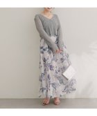 【ナチュラルクチュール/natural couture】の大花プリントメッシュスカート オフホワイト|ID: prp329100004618697 ipo3291000000033234223