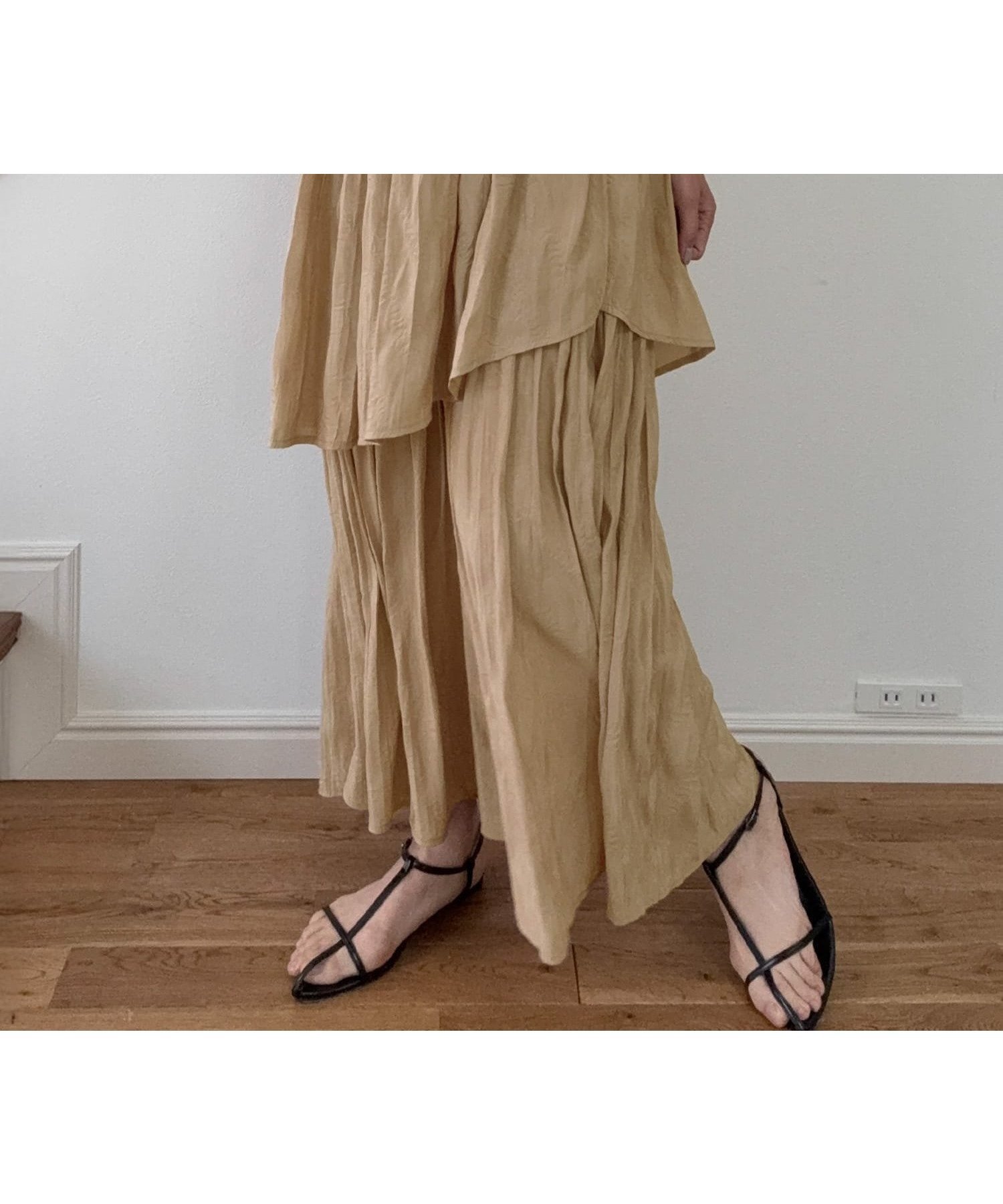 【ジュノア/JUNOAH】のワッシャーティアードスカート 人気、トレンドファッション・服の通販 founy(ファニー) 　ファッション　Fashion　レディースファッション　Fashion for Women　スカート　Skirts　ティアードスカート　Tiered Skirts　 other-1|ID: prp329100004618753 ipo3291000000033221974
