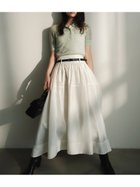 【フレイ アイディー/FRAY I.D】のギャザーボリュームスカート 人気、トレンドファッション・服の通販 founy(ファニー) ファッション Fashion レディースファッション Fashion for Women スカート Skirts エレガント 上品 Elegant ギャザー Gathered, Ruffled シャーリング Shirring, Ruched タフタ Taffeta, Structured Fabric バランス Balance, Style Balance ループ Loop, Loop Knit ワッシャー Washer, Crinkled Finish 今季 This Season, Current Season thumbnail WHT[001]|ID: prp329100004618758 ipo3291000000033116168