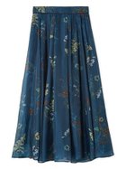 【フレイ アイディー/FRAY I.D】のボタニカルプリントシアータックスカート 人気、トレンドファッション・服の通販 founy(ファニー) ファッション Fashion レディースファッション Fashion for Women スカート Skirts おすすめ Recommended / Our Picks ギャザー Gathered, Ruffled サテン Satin, Glossy Fabric シアー Sheer, See-Through フレア Flare, Flared プリント Print, Printed Pattern ボタニカル Botanical, Floral Pattern ラグジュアリー Luxury, Elegant ランダム Random, Irregular 秋 Autumn thumbnail BLU[086]|ID: prp329100004618766 ipo3291000000033594180