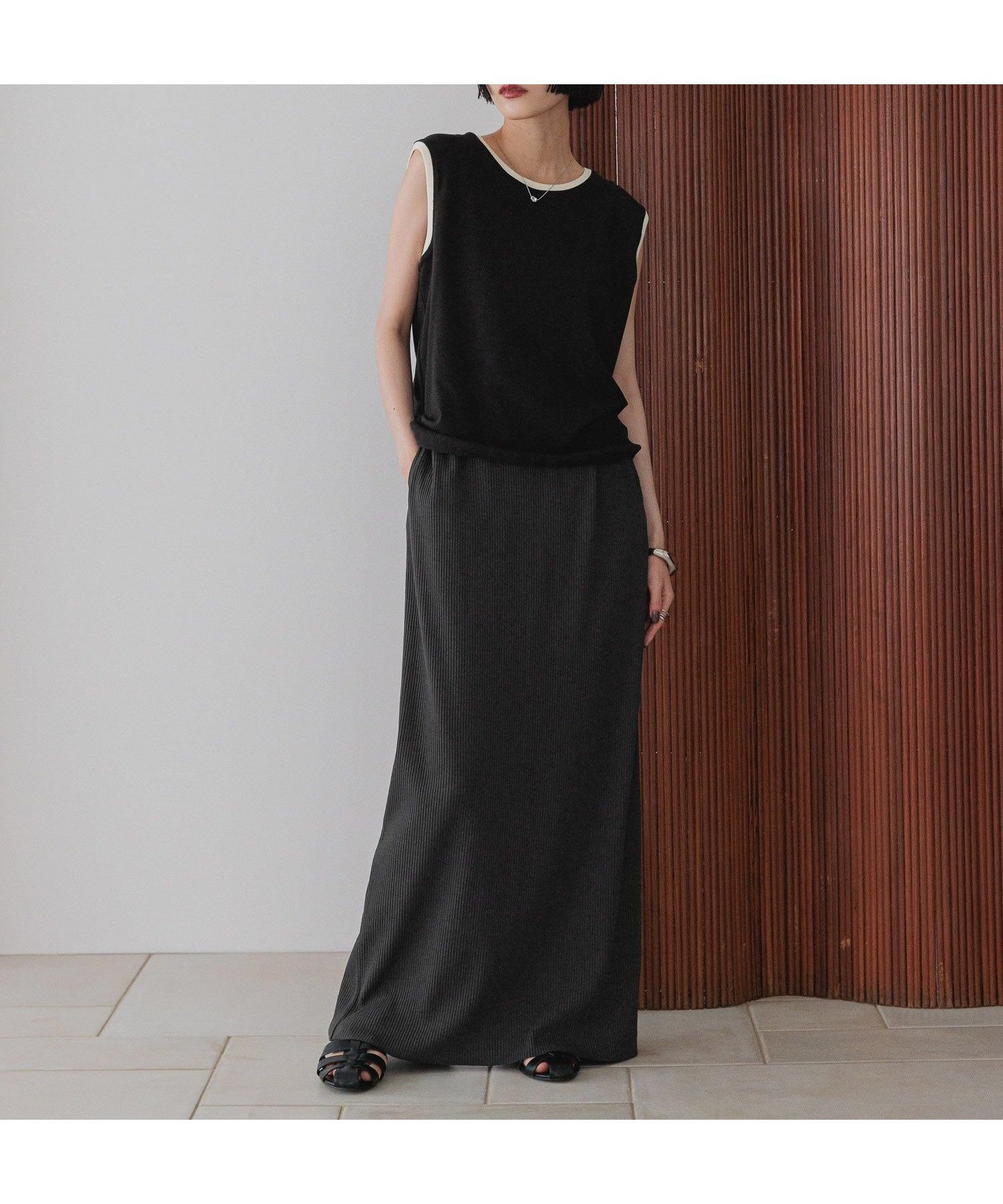 【ローリーズファーム/LOWRYS FARM】のハイショクタンク インテリア・キッズ・メンズ・レディースファッション・服の通販 founy(ファニー) 　ファッション　Fashion　レディースファッション　Fashion for Women　おすすめ　Recommended / Our Picks　インナー　Innerwear　キャミワンピース　Cami Dress, Slip Dress　サロペット　Overalls, Salopette　ストレッチ　Stretch, Stretchy Fabric　タンク　Tank Top, Sleeveless Top　ブラック09|ID: prp329100004618835 ipo3291000000033392920