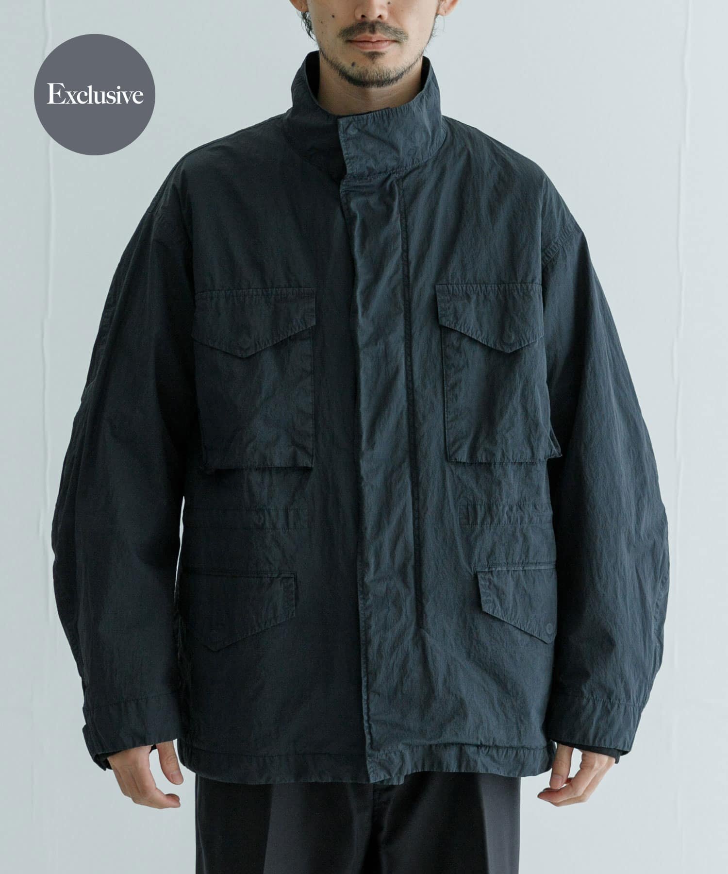 【アーバンリサーチ/URBAN RESEARCH / MEN】の『別注』ATON*URBAN RESEARCH M-65 FIELD JACKET インテリア・キッズ・メンズ・レディースファッション・服の通販 founy(ファニー) 　ファッション　Fashion　メンズファッション　Fashion for Men　別注　Limited Edition, Custom Order　004 C.GRY|ID: prp329100004618901 ipo3291000000033119183