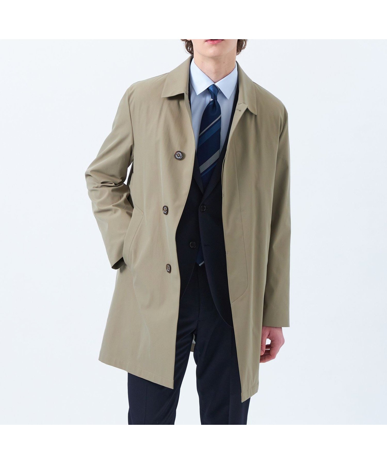 【マッキントッシュ フィロソフィー/MACKINTOSH PHILOSOPHY / MEN】のトロッター コート WELLINGTON(ウェリントン) テクノストレッチギャバジン インテリア・キッズ・メンズ・レディースファッション・服の通販 founy(ファニー) 　ファッション　Fashion　メンズファッション　Fashion for Men　秋　Autumn　キルト　Quilt, Quilted Fabric　コレクション　Collection, Seasonal Line　スタイリッシュ　Stylish, Fashionable　ストレッチ　Stretch, Stretchy Fabric　定番　Standard, Basic Item　フィット　Fit, Slim Fit　ライナー　Liner, Inner Layer　冬　Winter / This Winter　おすすめ　Recommended / Our Picks　ベージュ|ID: prp329100004618908 ipo3291000000033119294