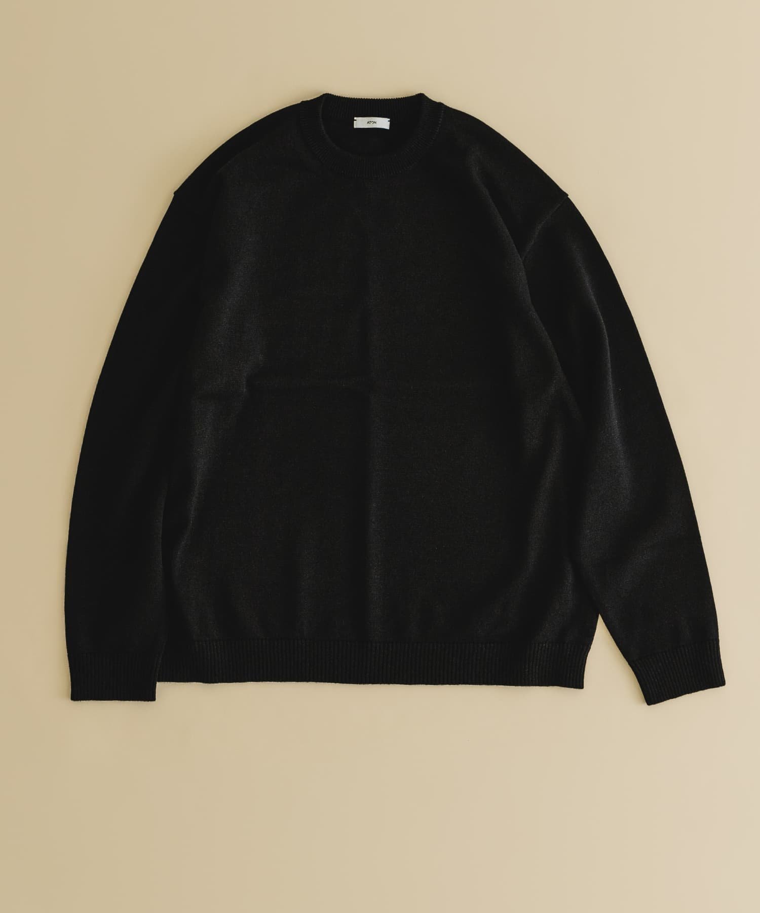 【アーバンリサーチ/URBAN RESEARCH / MEN】のATON WOOL WASHI CREWNECK SWEATER インテリア・キッズ・メンズ・レディースファッション・服の通販 founy(ファニー) 　ファッション　Fashion　メンズファッション　Fashion for Men　スウェット / スエット　Sweatshirt, Sweatwear　トレンド　Trend, Trending Now　ベーシック　Basic, Essential　リネン　Linen, Linen Fabric　リラックス　Relax, Relaxed Fit　A/W・秋冬　Autumn/Winter　冬　Winter / This Winter　夏　Summer　2024年　2024　2024-2025秋冬・A/W　Autumn/Winter 2024–25 AW24–25　005 BLK|ID: prp329100004618967 ipo3291000000033120644