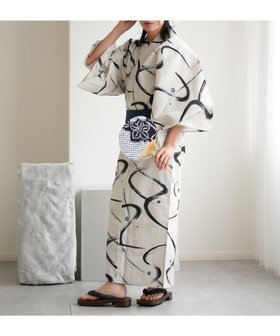 【ウタタネ/utatane / MEN】のメンズ 浴衣3点セット きなりに筆書き 人気、トレンドファッション・服の通販 founy(ファニー) ファッション Fashion メンズファッション Fashion for Men メンズ Men's, Menswear |ID:prp329100004618970