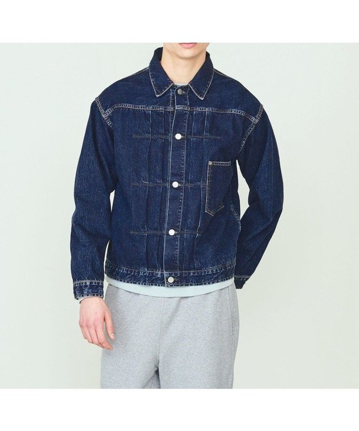 【ユナイテッドアローズ/UNITED ARROWS / MEN】のUNITED ARROWS SONS DENIM TRUCKER JACKET/デニムジャケット インテリア・キッズ・メンズ・レディースファッション・服の通販 founy(ファニー) https://founy.com/ ファッション Fashion メンズファッション Fashion for Men インディゴ Indigo Denim ジャケット Jacket, Outerwear スラックス Slacks, Dress Pants デニム Denim, Jeans Material ヴィンテージ Vintage Style |ID: prp329100004618975 ipo3291000000033120785