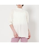 【ユナイテッドアローズ/UNITED ARROWS】のシャーリング ハイネック ブラウス OFF WHITE|ID:prp329100004618995