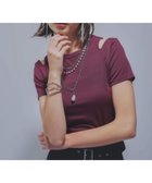 【ハレ/HARE】のデザインカットリブT 人気、トレンドファッション・服の通販 founy(ファニー) ファッション Fashion レディースファッション Fashion for Women おすすめ Recommended / Our Picks ウェーブ Wavy Pattern コンパクト Compact, Small Size シンプル Simple, Minimal ストレート Straight, Straight Cut デコルテ Décolleté, Neckline デニム Denim, Jeans Material ランダム Random, Irregular エレガント 上品 Elegant thumbnail ピンク29|ID: prp329100004619004 ipo3291000000033121205