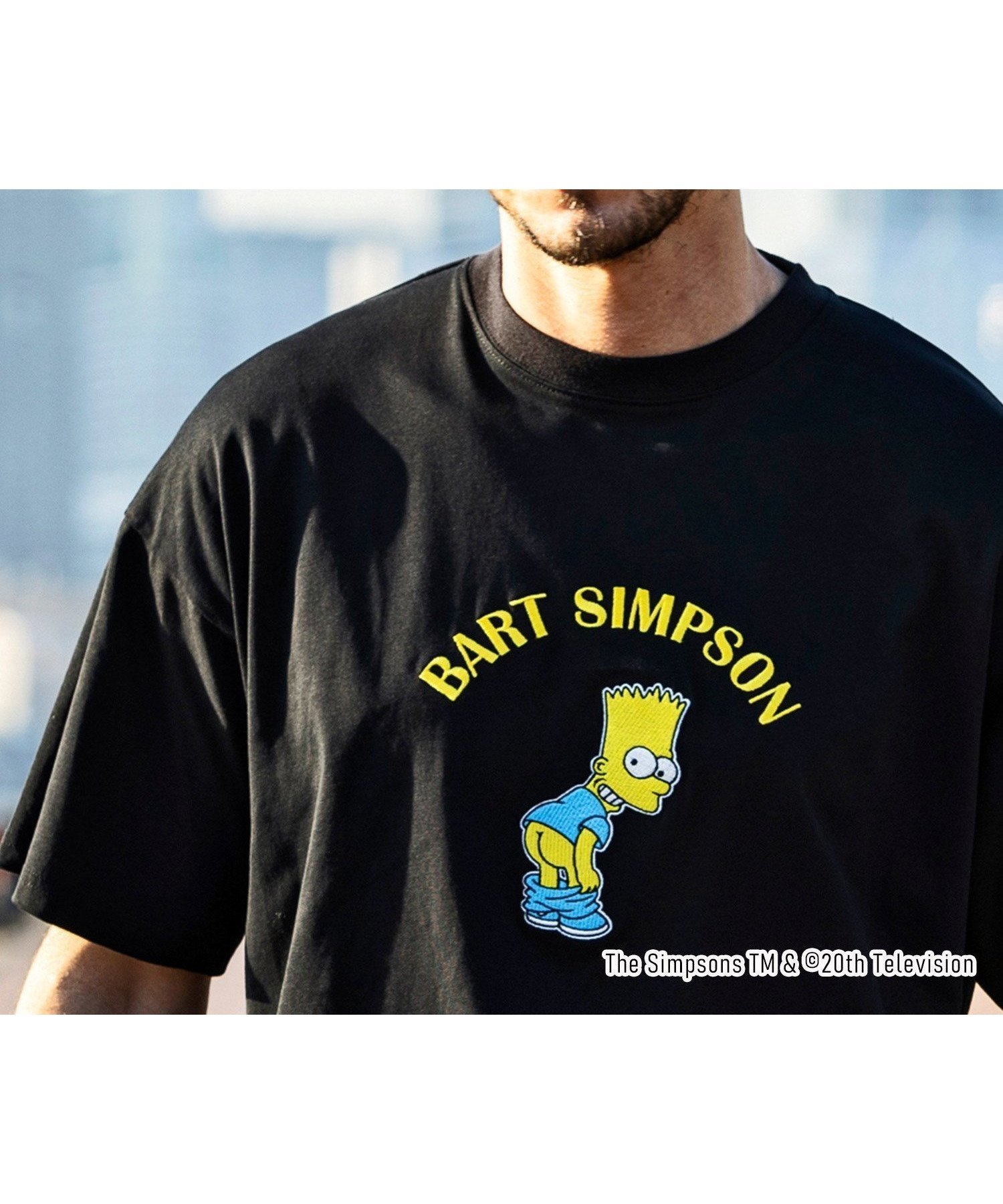 【シフォン/SHIFFON / MEN】の1PIU RELAX The Simpsonsバートシンプソン半袖Tシャツ インテリア・キッズ・メンズ・レディースファッション・服の通販 founy(ファニー) 　ファッション　Fashion　メンズファッション　Fashion for Men　キャラクター　Character, Licensed Characters　スプリング　Spring, Spring Collection　スペシャル　Special, Limited Edition　フィット　Fit, Slim Fit　フロント　Front, Front Design　半袖　Short Sleeve, Half Sleeve　リラックス　Relax, Relaxed Fit　ワーク　Workwear, Utility Style　black|ID: prp329100004619005 ipo3291000000033121211