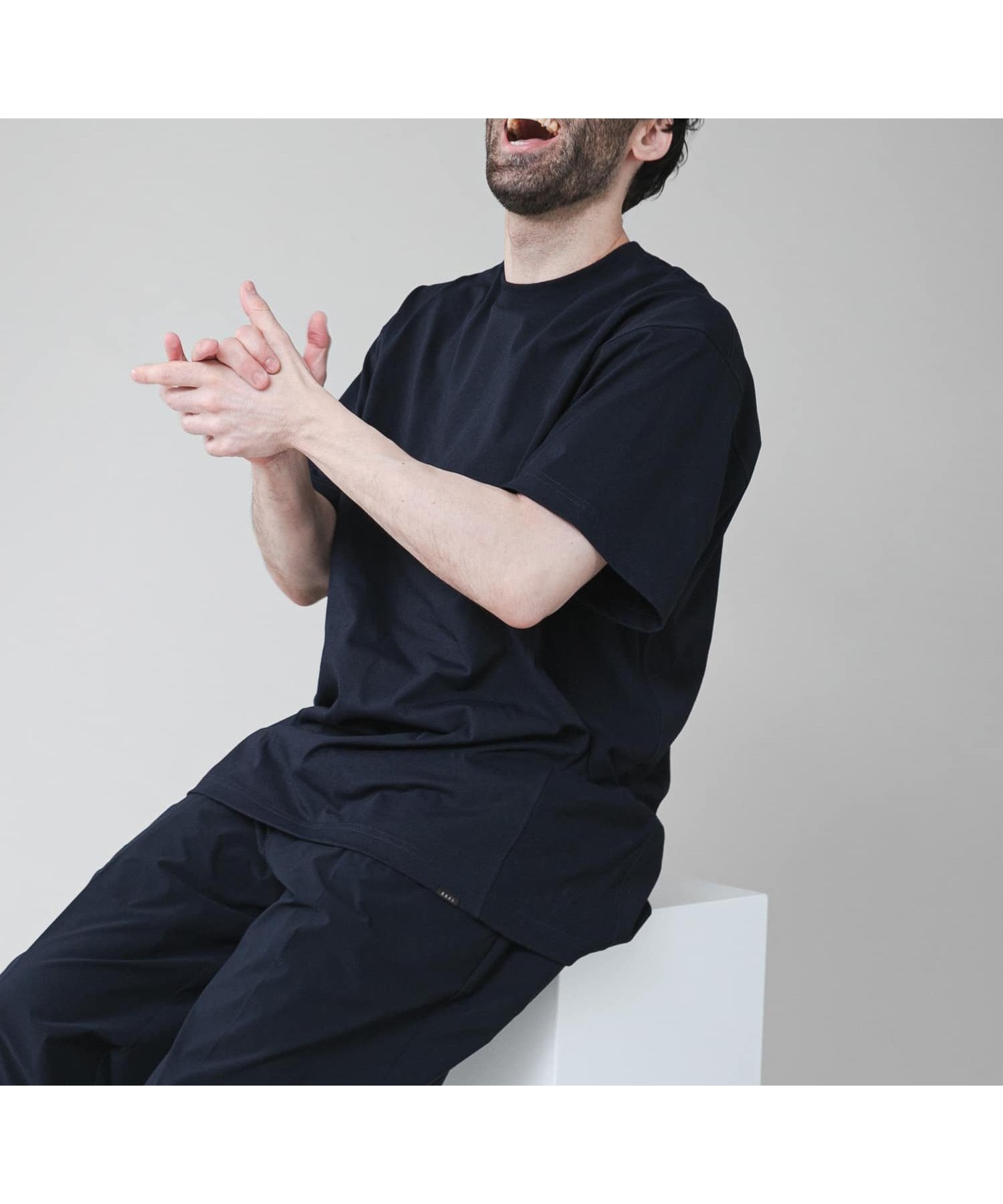 【アーバンリサーチ ドアーズ/URBAN RESEARCH DOORS / MEN】の『吸水速乾/UVカット』DRY OUT SHORT-SLEEVE T-SHIRTS インテリア・キッズ・メンズ・レディースファッション・服の通販 founy(ファニー) 　ファッション　Fashion　メンズファッション　Fashion for Men　吸水　Absorbent, Quick-Dry　シンプル　Simple, Minimal　ドレープ　Drape, Draping Fabric　パターン　Pattern, Design Print　フィット　Fit, Slim Fit　ベーシック　Basic, Essential　リラックス　Relax, Relaxed Fit　レギュラー　Regular, Standard Fit　S/S・春夏　SS, Spring/Summer, Warm Season　夏　Summer　2025年　2025　2025春夏・S/S　Spring/Summer 2025 SS25　ネイビー|ID: prp329100004619009 ipo3291000000033121276