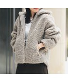 【デミルクス ビームス/Demi-Luxe BEAMS】の【WEB限定】TATRAS / IPAMA ボア フードジャケット 25AW タトラス 人気、トレンドファッション・服の通販 founy(ファニー) ファッション Fashion レディースファッション Fashion for Women アウター Coat / Outerwear Collection レディースジャケット・軽アウター Jackets イタリア Italy コレクション Collection, Seasonal Line ジップ Zip, Zipper ジャケット Jacket, Outerwear ブルゾン Blouson, Bomber Jacket ミラノ Milano Style, Italian-Inspired メタル Metal, Metal Parts ラグジュアリー Luxury, Elegant リュクス Luxury, Elegant, High-End, Chic 2025年 2025 2025-2026秋冬・A/W Autumn/Winter 2025–26 AW25–26 thumbnail LIGHT.GREY|ID: prp329100004619017 ipo3291000000034287459