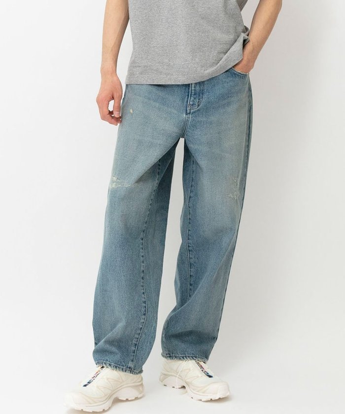 【ジョンブル プライベート ラボ/Johnbull Private labo / MEN】の13.5オンスデニムワイドテーパードジーンズ インテリア・キッズ・メンズ・レディースファッション・服の通販 founy(ファニー) https://founy.com/ ファッション Fashion メンズファッション Fashion for Men ヴィンテージ Vintage Style 春 Spring 秋 Autumn ジーンズ Jeans, Denim Pants ストレート Straight, Straight Cut ダメージ Distressed, Destroyed テーパード Tapered, Tapered Pants デニム Denim, Jeans Material ベーシック Basic, Essential ポケット Pocket, Pocket Detail ミリタリー Military, Army Style ライナー Liner, Inner Layer リラックス Relax, Relaxed Fit 冬 Winter / This Winter S/S・春夏 SS, Spring/Summer, Warm Season おすすめ Recommended / Our Picks 夏 Summer |ID: prp329100004619024 ipo3291000000033121508