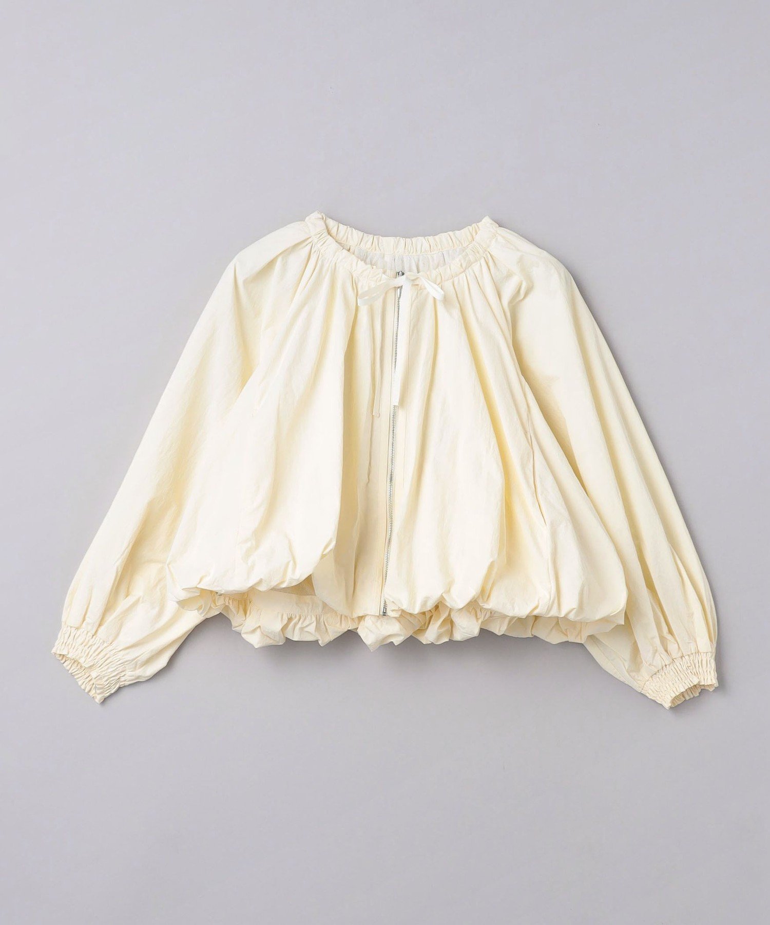 【ユナイテッドアローズ/UNITED ARROWS】のMarilyn Moon タフタ バルーンブルゾン インテリア・キッズ・メンズ・レディースファッション・服の通販 founy(ファニー) 　ファッション　Fashion　レディースファッション　Fashion for Women　アウター　Coat / Outerwear Collection　ブルゾンジャケット・スポーティアウター　Blouson Jackets　おすすめ　Recommended / Our Picks　クロップド　Cropped, Short Length　シンプル　Simple, Minimal　ストレート　Straight, Straight Cut　タイトスカート　Pencil Skirt, Tight Skirt　タフタ　Taffeta, Structured Fabric　バルーン　Balloon, Balloon Silhouette　フロント　Front, Front Design　ブルゾン　Blouson, Bomber Jacket　モダン　Modern, Contemporary　NATURAL|ID: prp329100004619034 ipo3291000000033121661