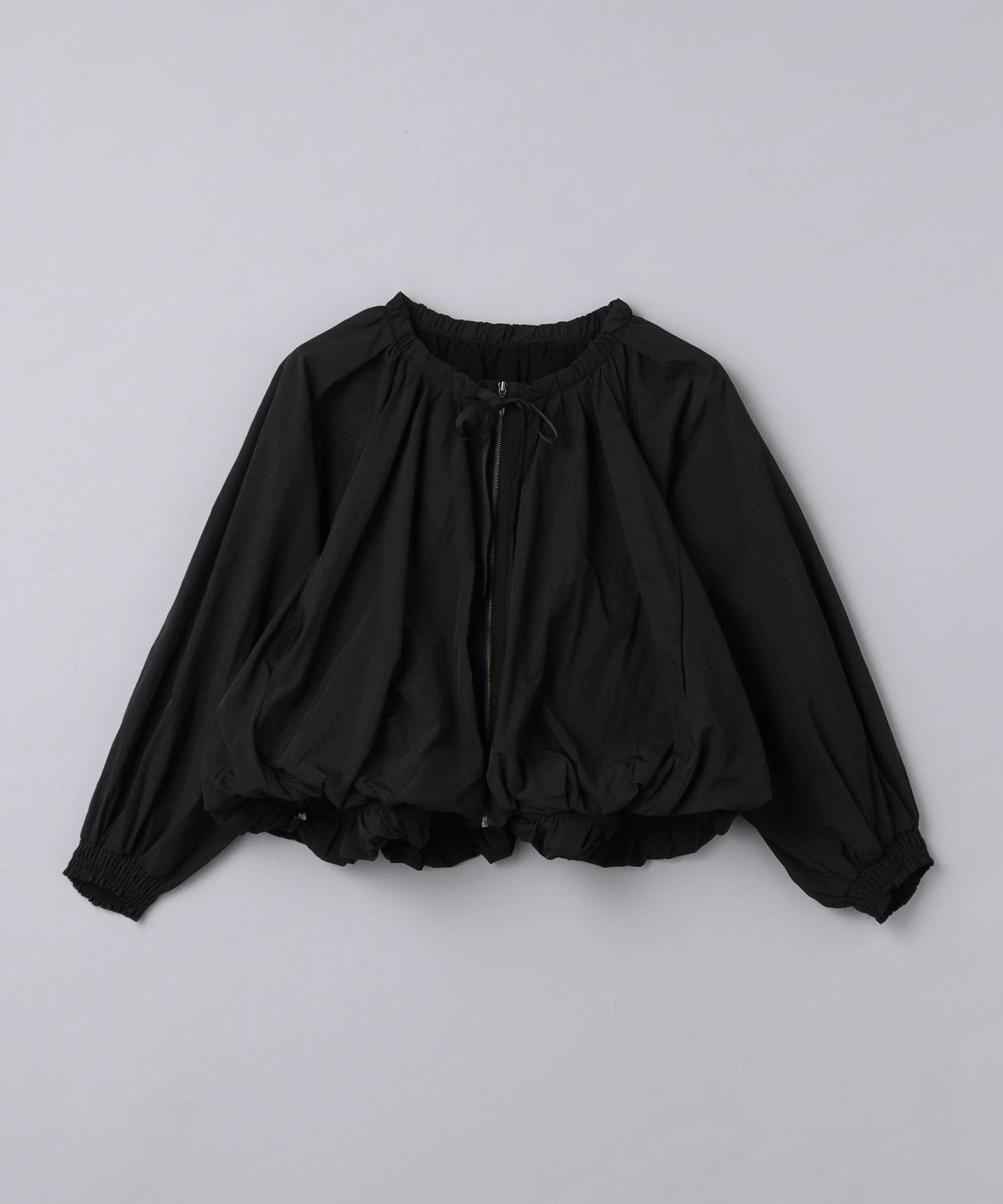 【ユナイテッドアローズ/UNITED ARROWS】のMarilyn Moon タフタ バルーンブルゾン インテリア・キッズ・メンズ・レディースファッション・服の通販 founy(ファニー) 　ファッション　Fashion　レディースファッション　Fashion for Women　アウター　Coat / Outerwear Collection　ブルゾンジャケット・スポーティアウター　Blouson Jackets　おすすめ　Recommended / Our Picks　クロップド　Cropped, Short Length　シンプル　Simple, Minimal　ストレート　Straight, Straight Cut　タイトスカート　Pencil Skirt, Tight Skirt　タフタ　Taffeta, Structured Fabric　バルーン　Balloon, Balloon Silhouette　フロント　Front, Front Design　ブルゾン　Blouson, Bomber Jacket　モダン　Modern, Contemporary　BLACK|ID: prp329100004619034 ipo3291000000033121663