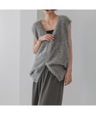 【ローリーズファーム/LOWRYS FARM】のシャギーZIPベスト グレー|ID:prp329100004619050
