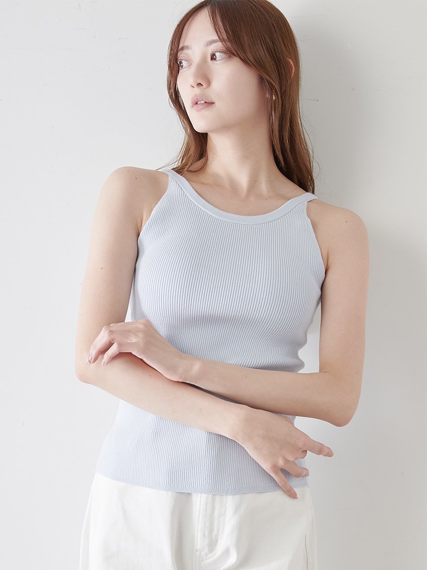 【スナイデル/SNIDEL】のカップ付きタンクトップ インテリア・キッズ・メンズ・レディースファッション・服の通販 founy(ファニー) 　ファッション　Fashion　レディースファッション　Fashion for Women　おすすめ　Recommended / Our Picks　スカーフ　Scarf, Neckwear　タンク　Tank Top, Sleeveless Top　トレンド　Trend, Trending Now　フィット　Fit, Slim Fit　ラップ　Wrap, Wrap Design　人気　Popular, Best Seller　LBLU[081]|ID: prp329100004619051 ipo3291000000033273254