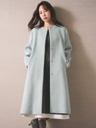 【セルフォード/CELFORD】のカシミヤ混ノーカラーコート 人気、トレンドファッション・服の通販 founy(ファニー) ファッション Fashion レディースファッション Fashion for Women アウター Coat / Outerwear Collection コート・ロングコート・ピーコート Long Coats, Peacoats & More ベーシック Basic, Essential エレガント 上品 Elegant 今季 This Season, Current Season thumbnail MNT[021]|ID: prp329100004619078 ipo3291000000033593366